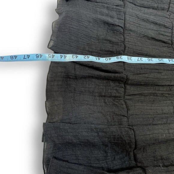 Mlle Gabrielle Maxi Dress Womens Sz L Black Sleeveless Jeweled Strappy Halter - Picture 9 of 12